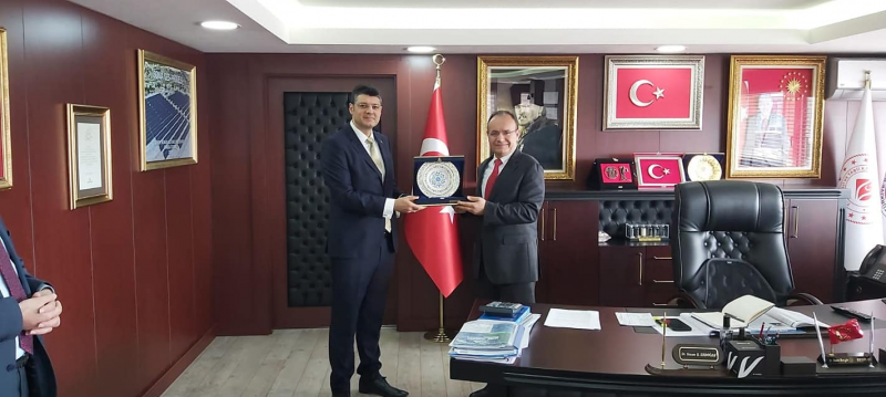 TKİ Genel Müdürü Hasan Hüseyin Erdoğan ziyaret edildi.