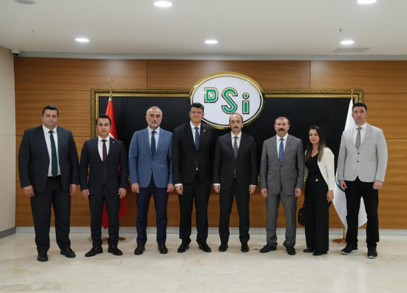 DSİ GENEL MÜDÜRÜNÜ ZİYARET ETTİK