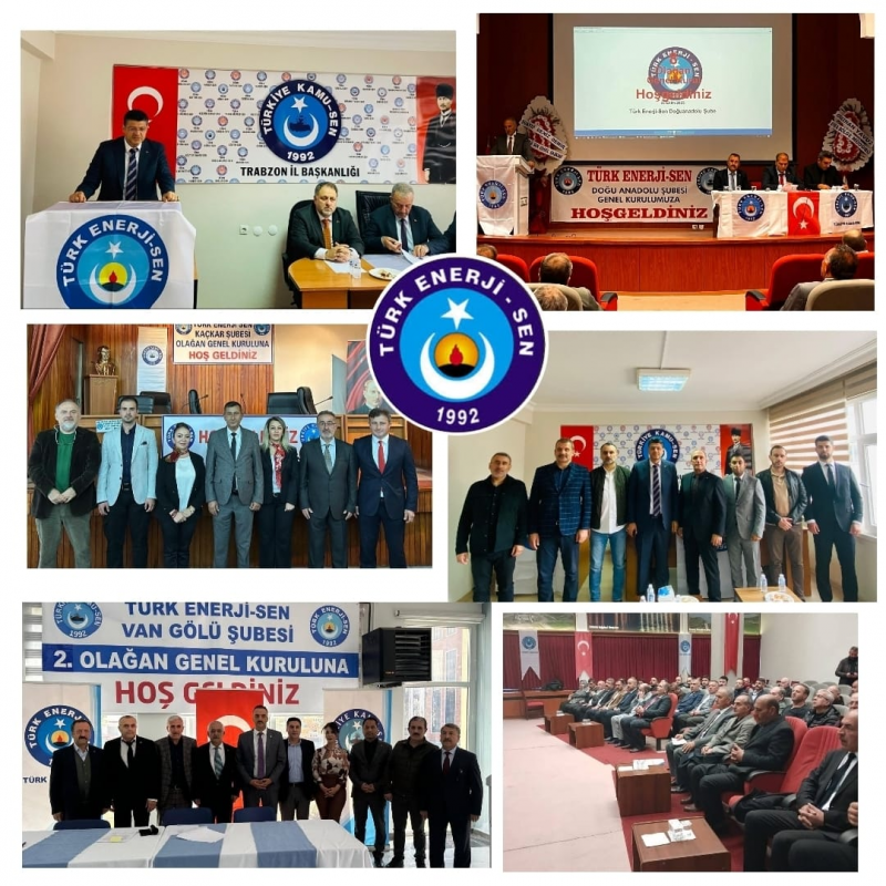 ŞUBE KONGRELERİMİZ DOĞU KARADENİZ, DOĞU ANADOLU, VANGÖLÜ VE KAÇKAR ŞUBELERİMİZ İLE TAMAMLANDI