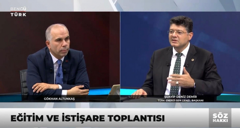 GENEL BAŞKANIMIZ BENGÜTÜRK TV’DE SÖZ HAKKI PROGRAMINA KONUK OLDU